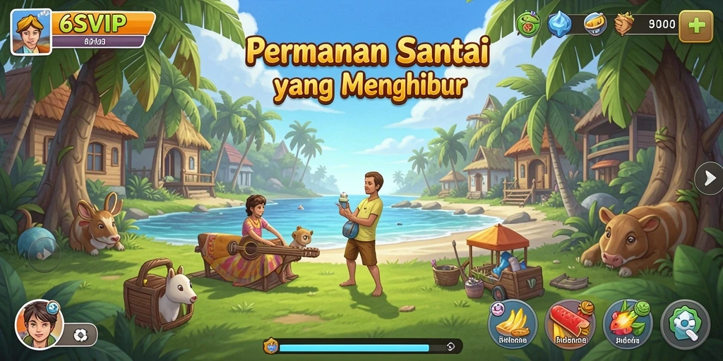 Tampilan seru gameplay 6SVIP dengan berbagai level menantang.