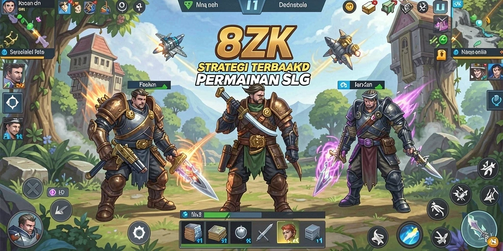 Gameplay seru dan strategi mendalam dalam 8ZK.