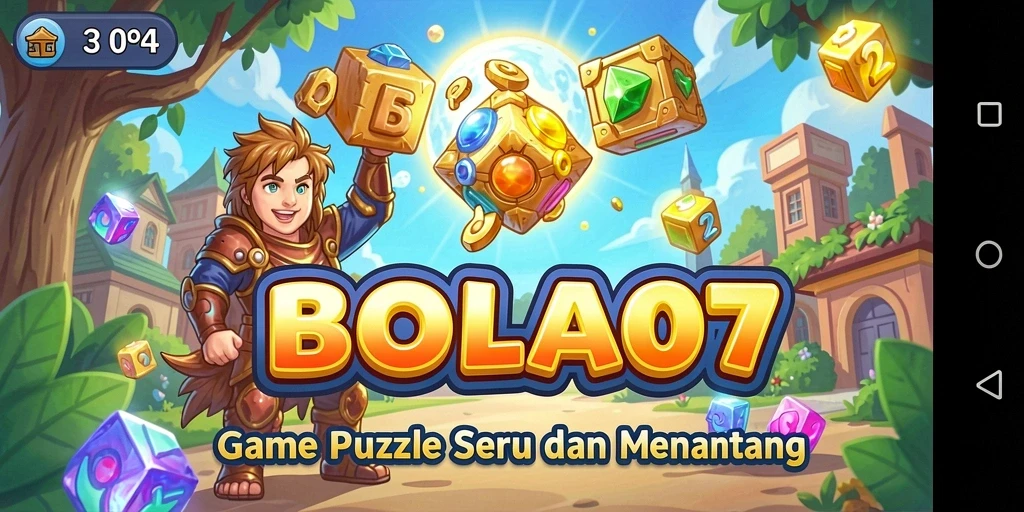 Screenshot BOLA07 menampilkan gameplay Puzzle yang mendebarkan.