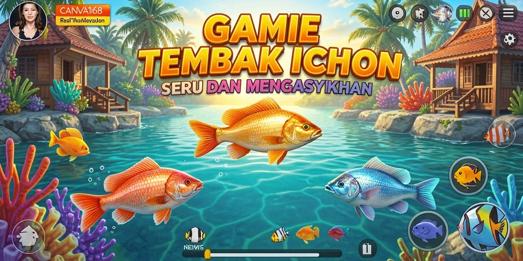 Tangkapan layar gameplay Tembak Ikan yang mendebarkan di CANVA168.