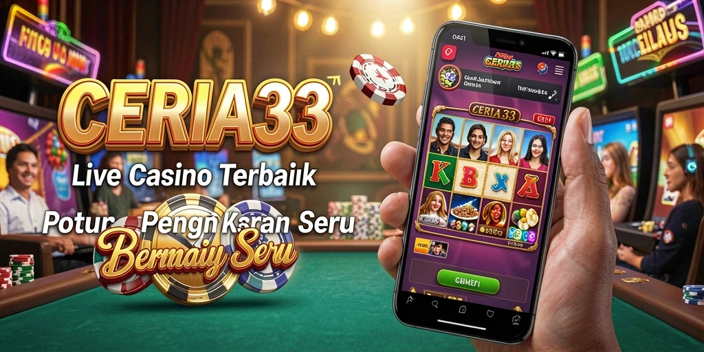 Tampilan gameplay menarik di Live Casino dengan dealer profesional.