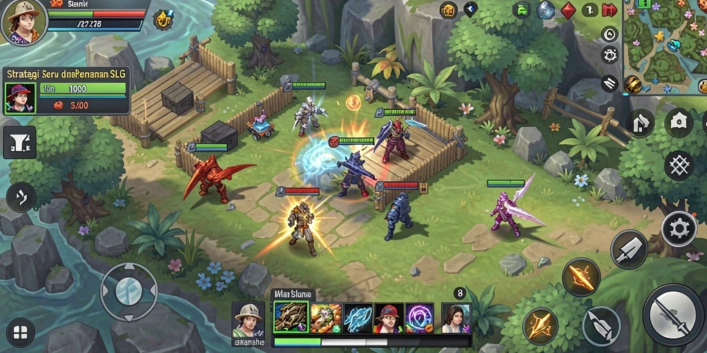 Tampilan gameplay menarik di F08 dengan pertempuran strategis.