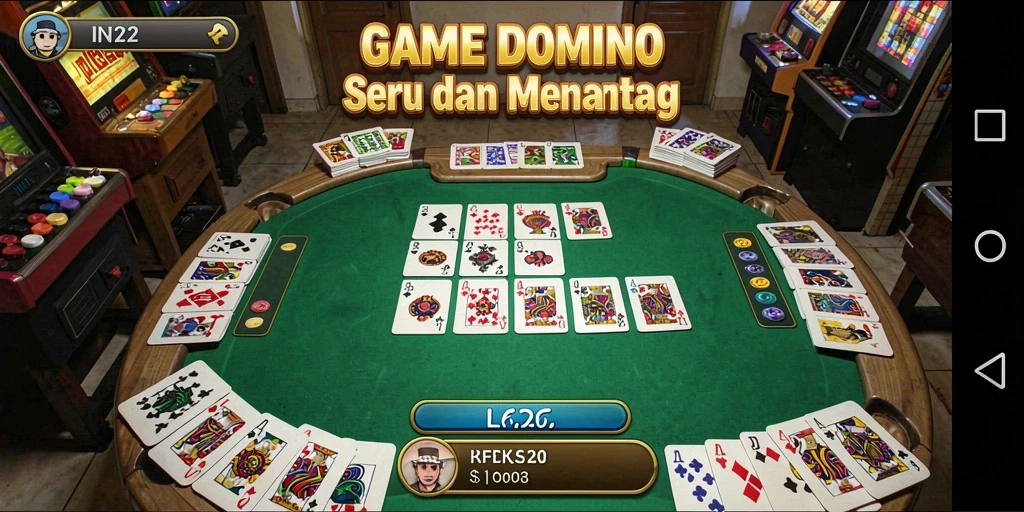 Tampilan gameplay IN22 yang memukau dan interaktif.