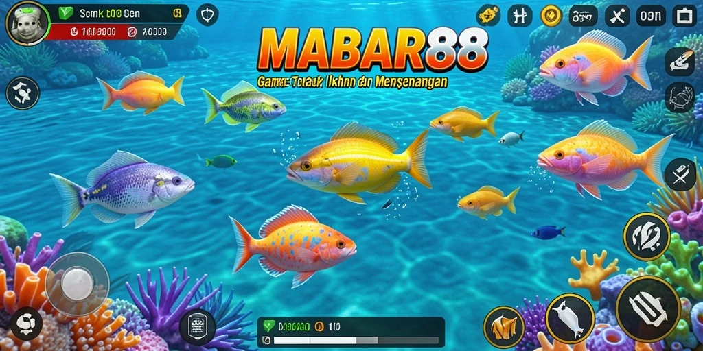Screenshot MABAR88 yang menampilkan aksi menembak ikan yang seru.