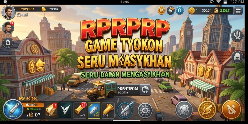 Tampilan gameplay menegangkan dalam RPRPRP, menunjukkan strategi pengelolaan bisnis.