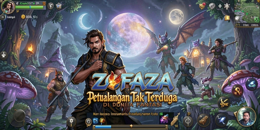 Gameplay menarik dan menantang di dunia petualangan ZOFAZA.
